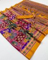 Pure Ajrakh 063 By Rajtex Modal Satin Ajrakh Print Saree